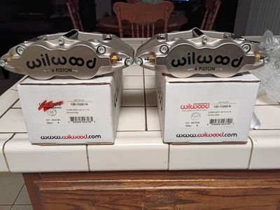 Wilwood Forged Superlite 6 Radial Mount Brake Calipers Pair (LH 120-13268-N / RH 120-13267-N) Nickel