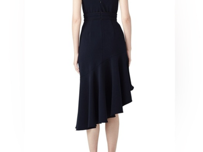 NWT Sachin and Babi Merle Navy Dress Women’s Size 0 Sleeveless Bow