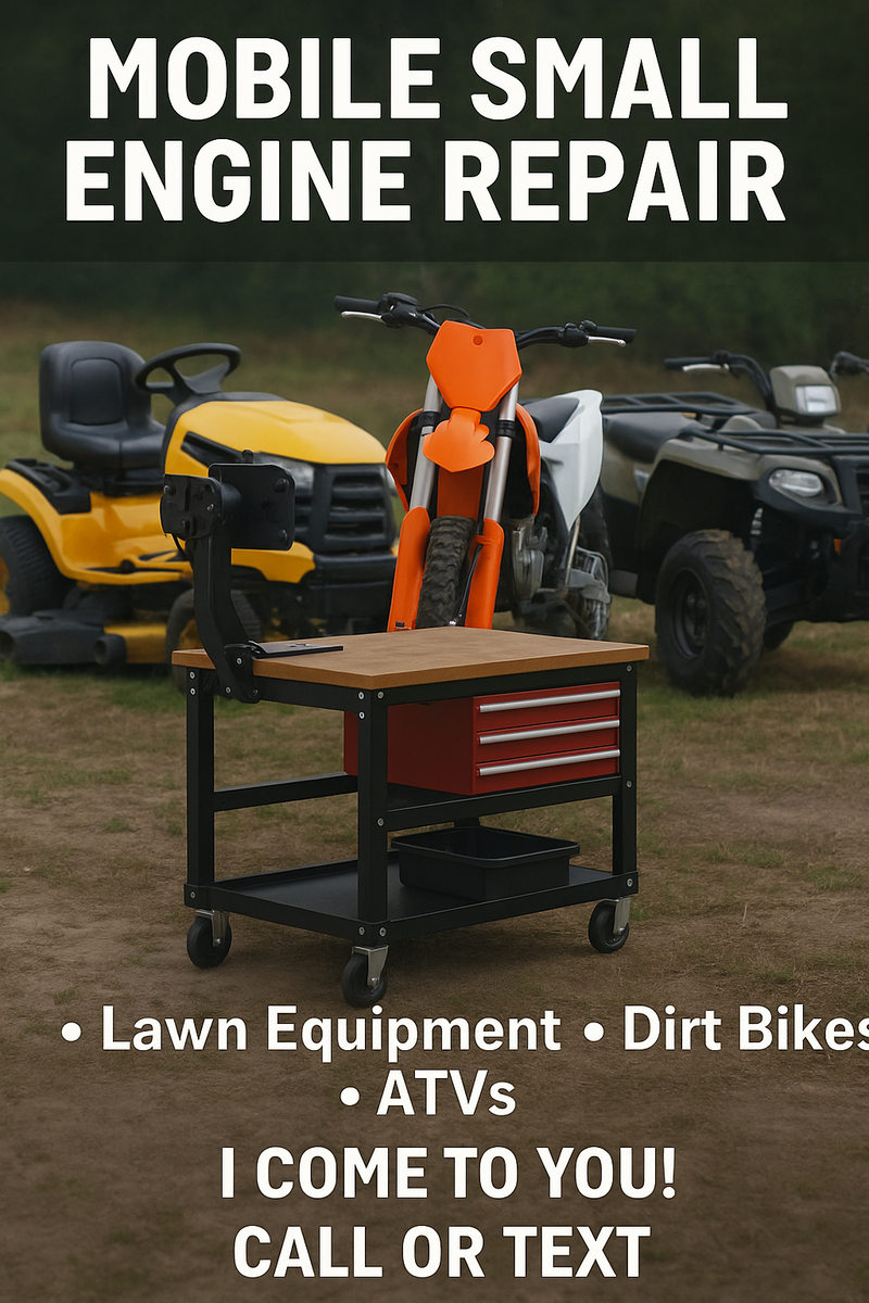 Small engine repair | Lawn mower repair | Snowblower repair | Generator repair | Pressure washer repair