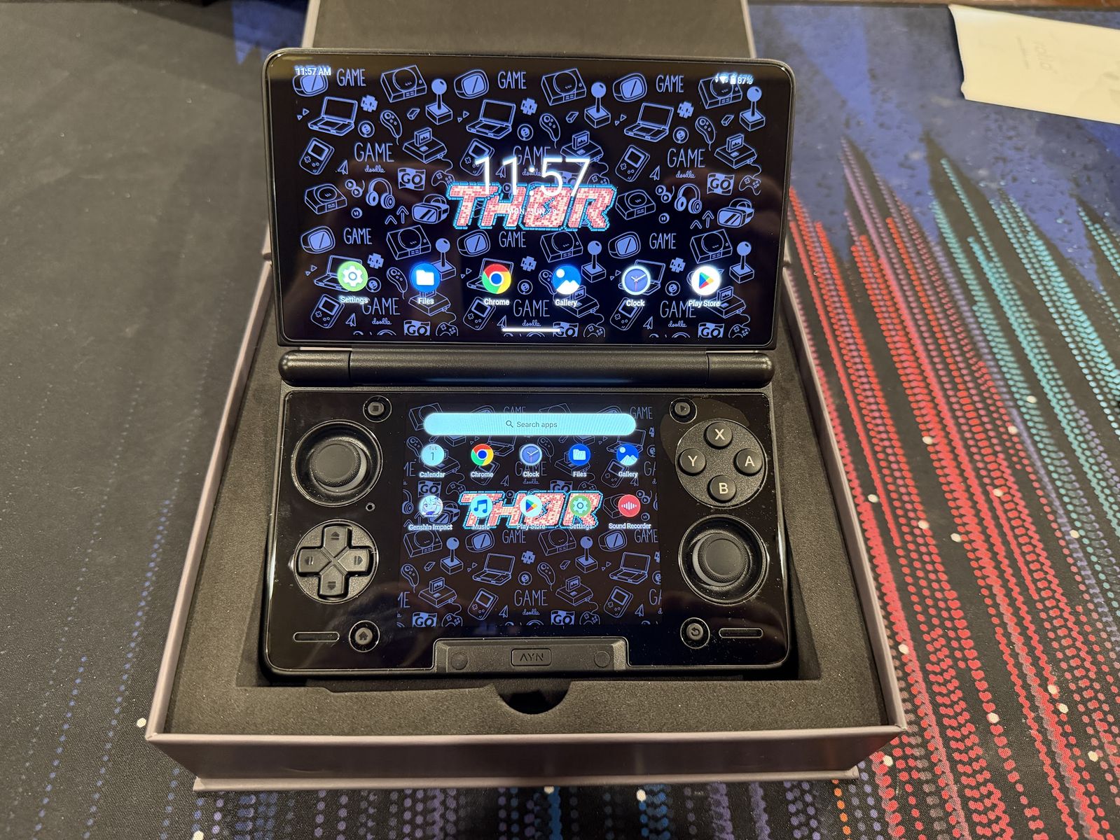 AYN Thor (8GB/128GB) in hand ready to go -- Box + Charger Included