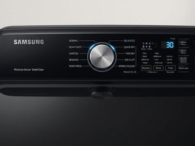 Samsung 7.4 cu ft Gas Dryer Black DVG45T3400V – Works Great