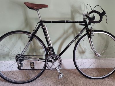 Raleigh racing road bike