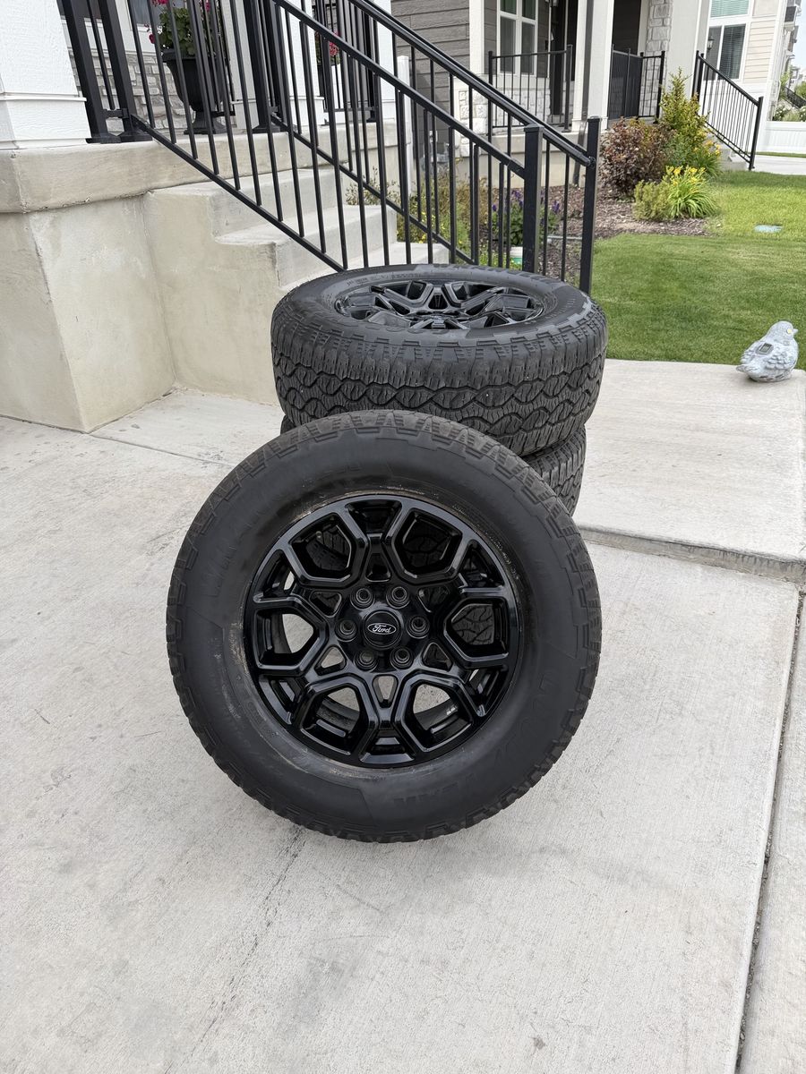 Ford F150 Expedition Rims and Tires 275/65R18 Goodyear Wrangler Territory AT