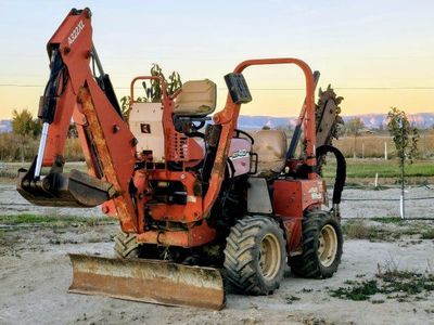 Used Ditch Witch RT40 Trencher with A322XL Backhoe Attachment - Industrial Equipment