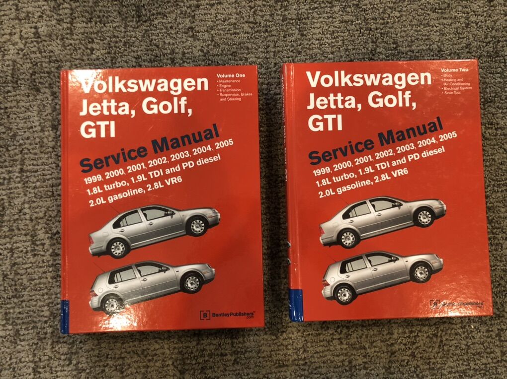 Vw Manual Bentley 99-05 Shop Tdi Gas Golf Jetta