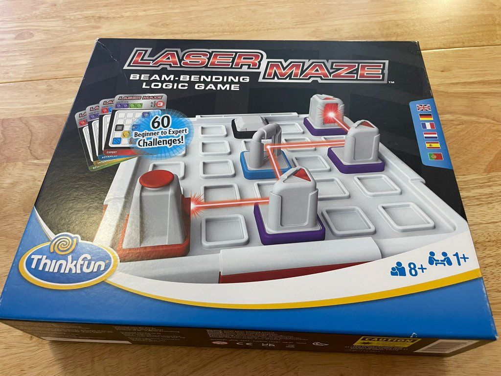 ThinkFun Laser Maze Beam-Bending Logic Game - 60 Challenges, Ages 8+
