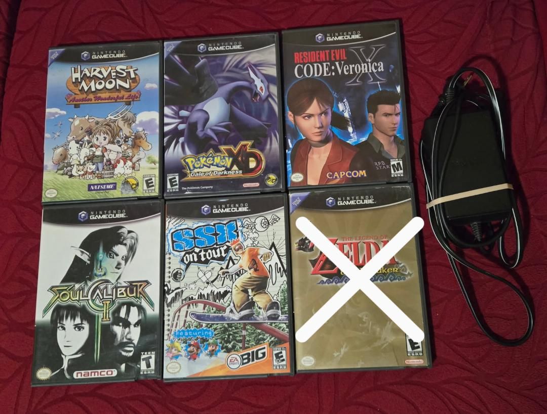 Nintendo Gamecube game bundle including Resident Evil Code Veronica X! trades considered!