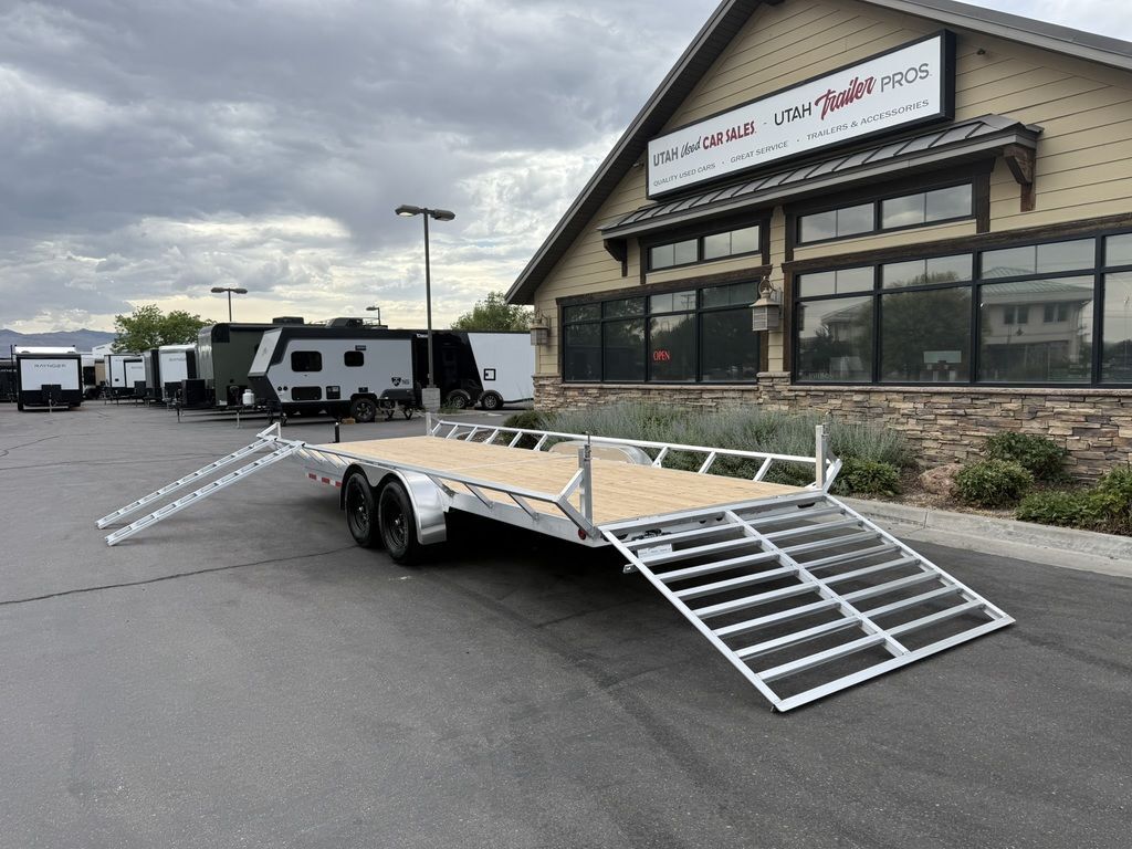 7x20 Aluminum Utility/UTV/ATV Open Deck Flat Bed Trailer Baughman 2026