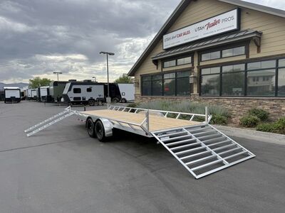 7x20 Aluminum Utility/UTV/ATV Open Deck Flat Bed Trailer Baughman 2026