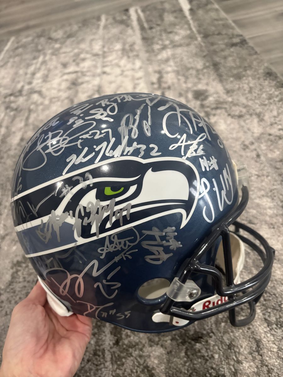 Seahawks Helmet & Shoes