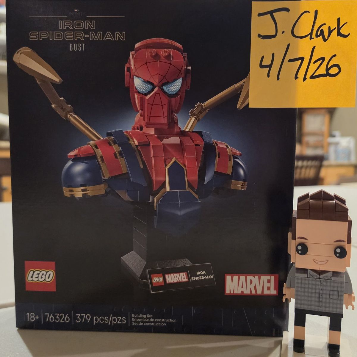 LEGO Marvel Set 76326 - Iron Spider-Man Bust
