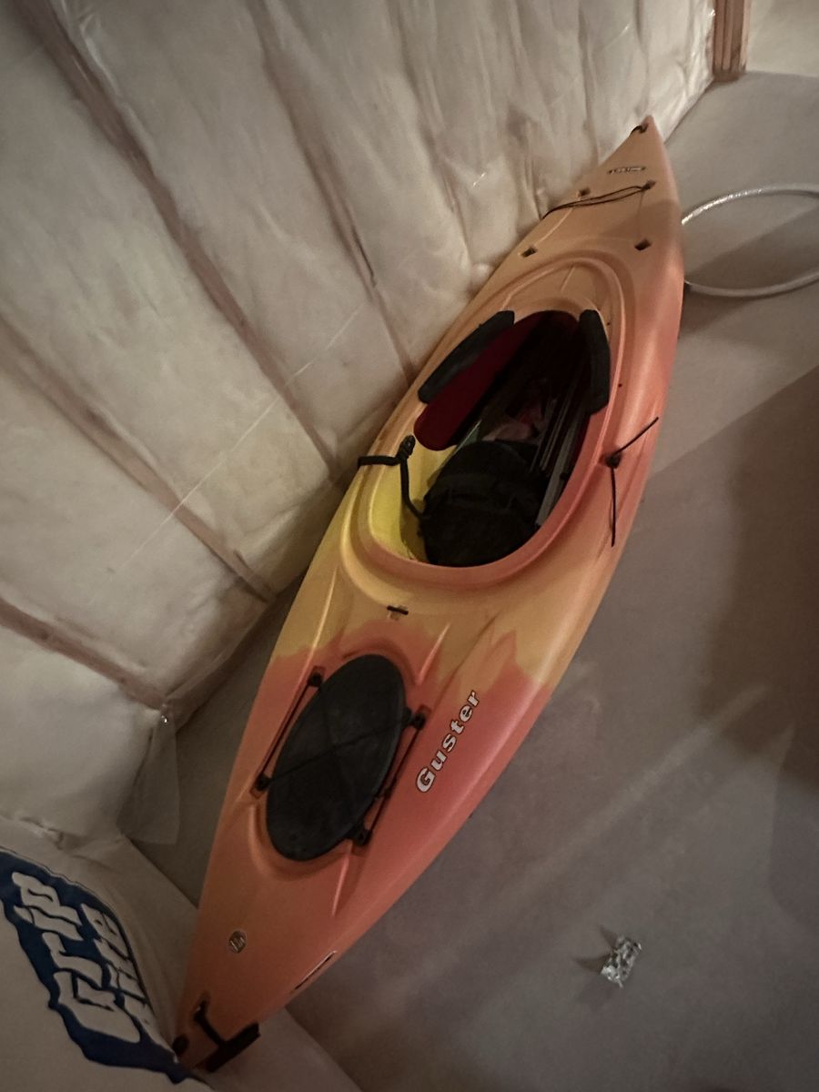 Lifetime Guster Sit-In Kayak - Orange/Yello