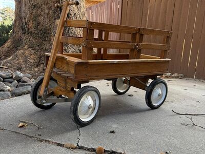 Kids Wooden Wagon