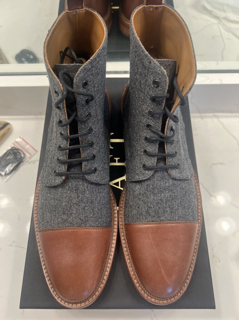 Jack Boot Grey/ Brown Taft Shoes