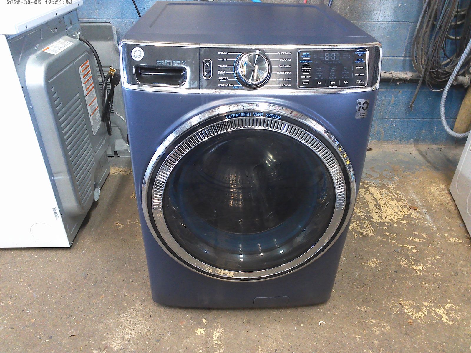 GE front load washer