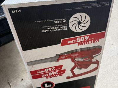 Toro 51619 Ultra 260 mph 340 CFM 110 V Corded Electric Handheld Leaf Blower NIB