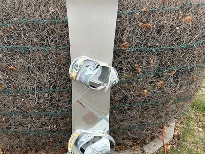 Snowboard with Bindings