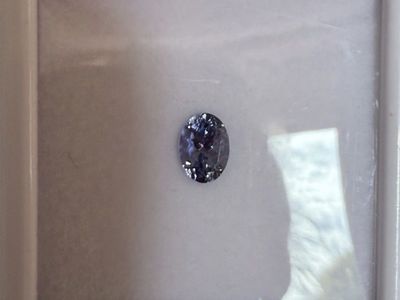 AMAZING 1.14 ct BLUE PURPLE PORTUGUESE OVAL CUT NATURAL MINED TANZANITE!