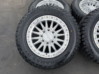 20” Arena 8 lug 8x180 34” Sailun R/T 275/65R20 GMC Chevy 2500/3500 34x11x20