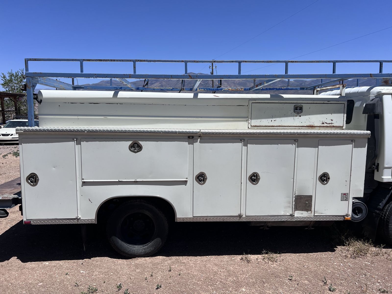 Service Bed utility truck tool storage