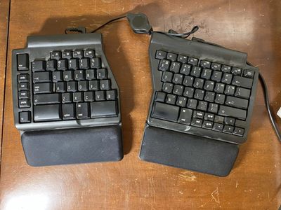 Matias Split Ergonomic Keyboard with low force key switches