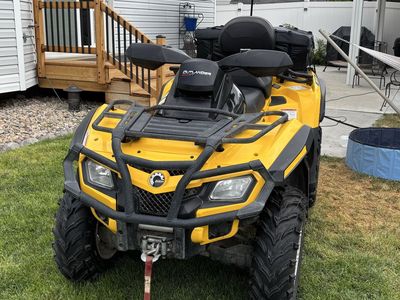 2012 Can-Am Outlander Max XT 650 EFI ATV - Low Miles, New Tires