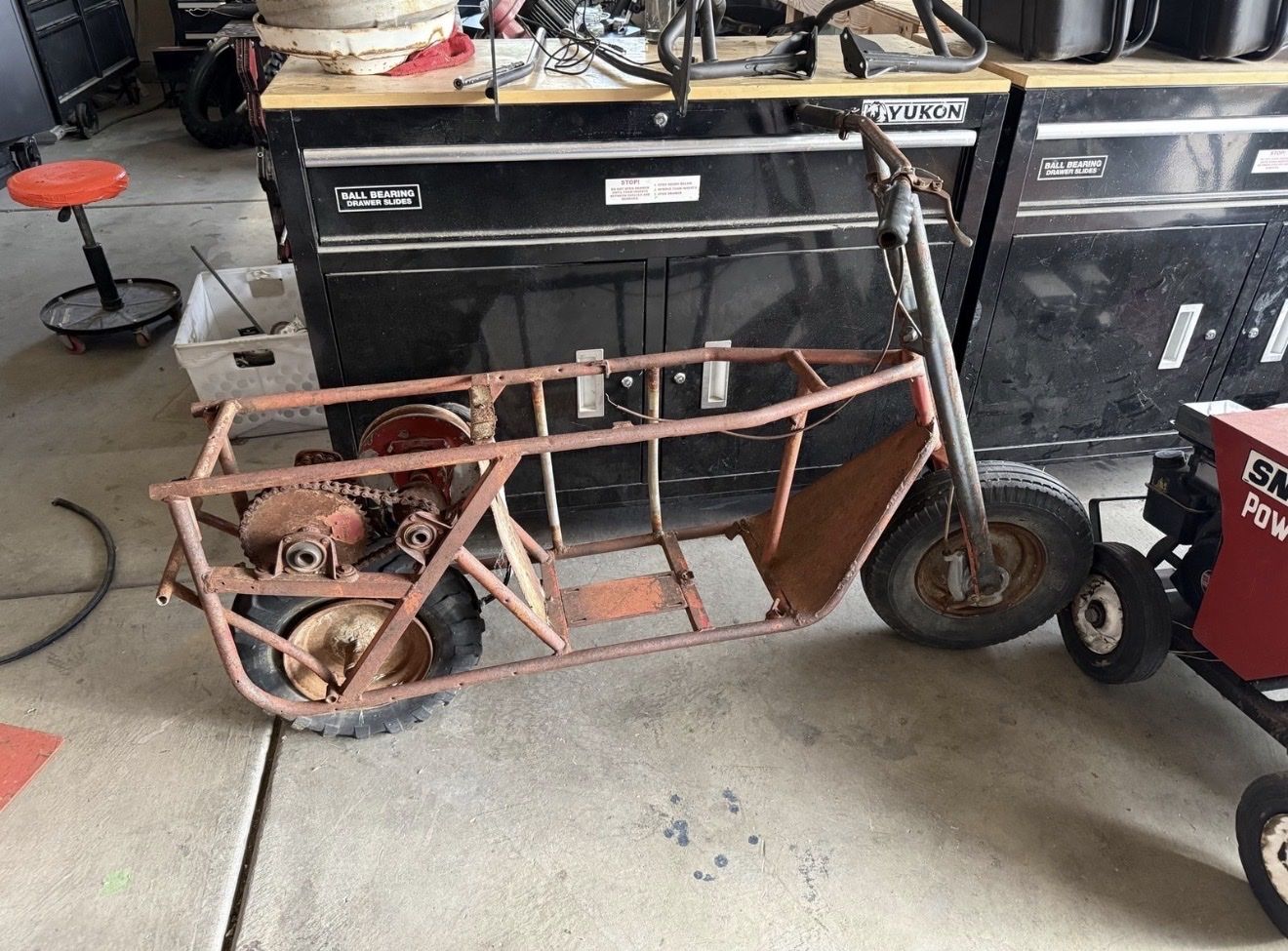 Vintage Tote Goat Frame