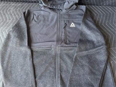 Reebok Men’s Activewear Hoodie Jacket (Large & Medium)