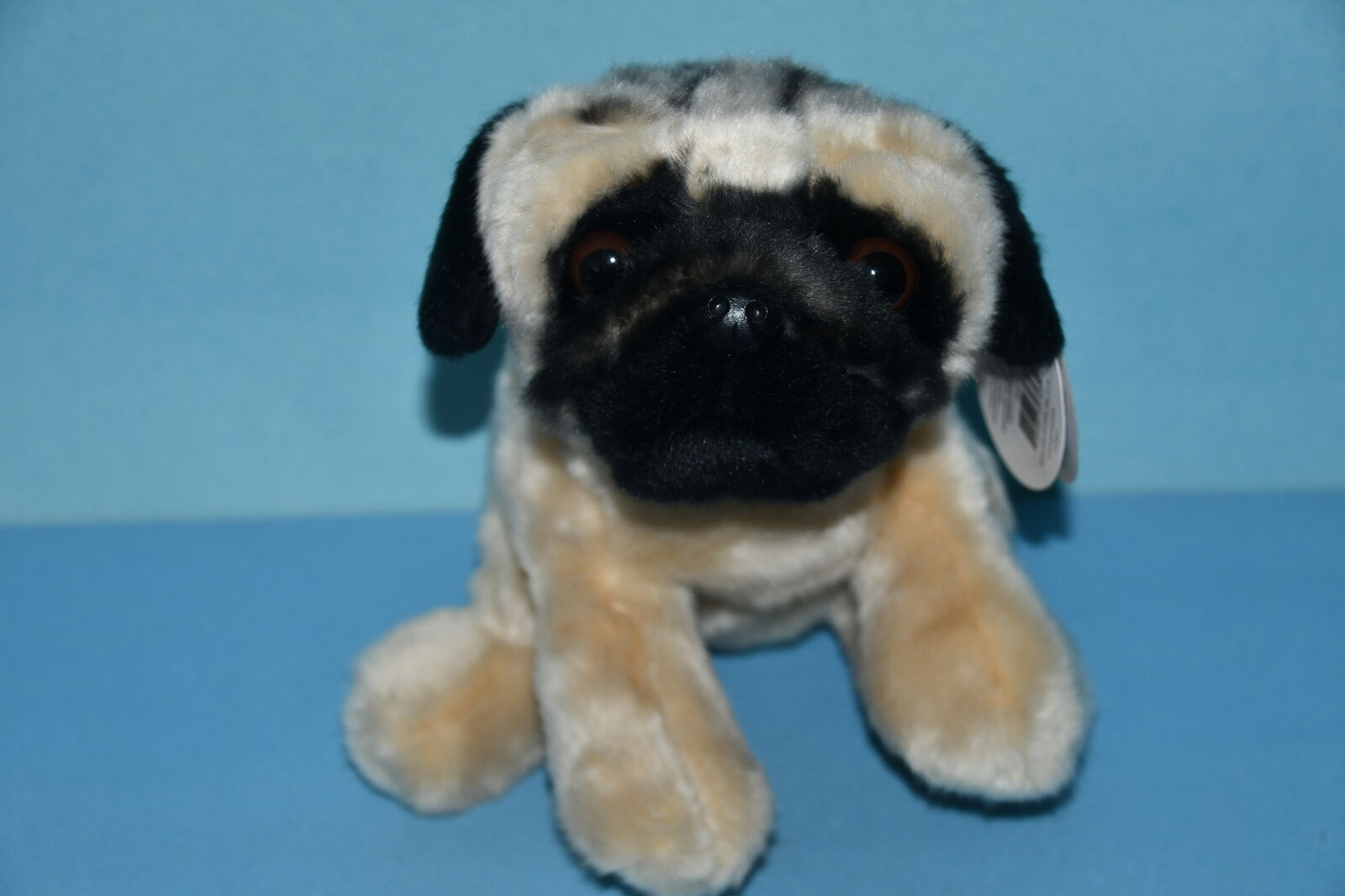 NWT "DOUG THE PUG" STUFFED DOG ~ GUND ~ LENGTH 12" ~ CUTE, SOFT & CLEAN!