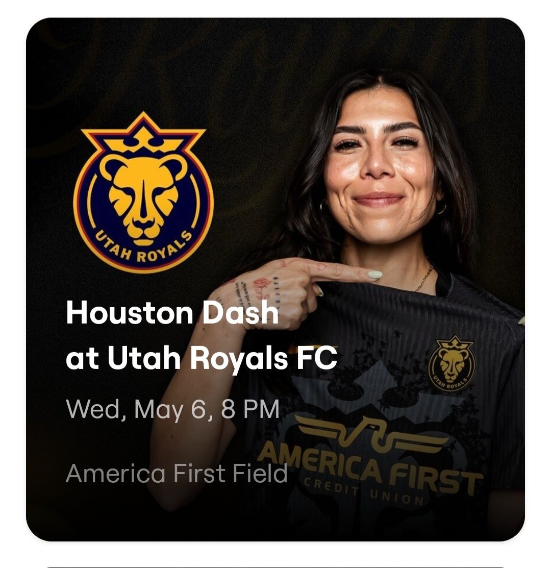 2 Excellent Utah Royals Vs Houston Dash 5/6
