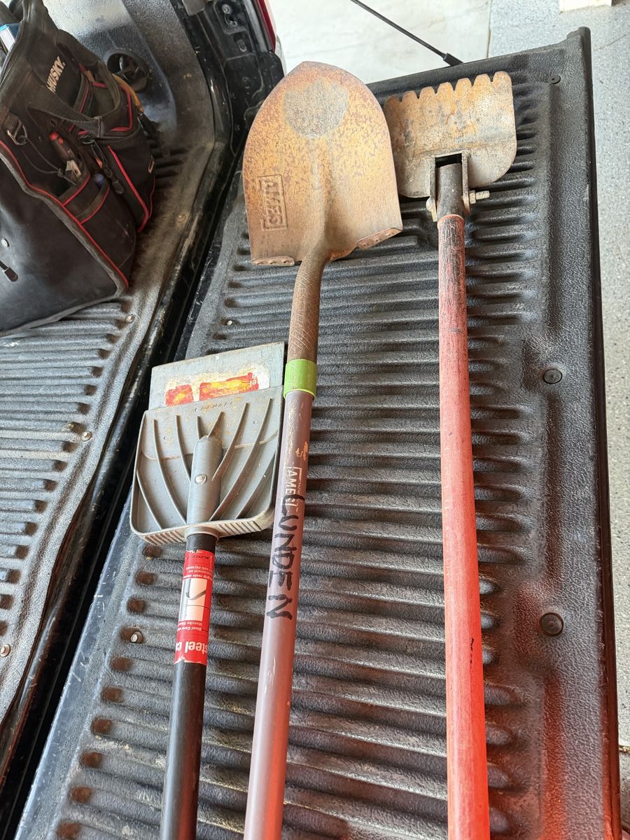 AMES Shovel & Rake Set - Used Garden & Landscaping Tools