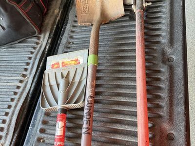 AMES Shovel & Rake Set - Used Garden & Landscaping Tools