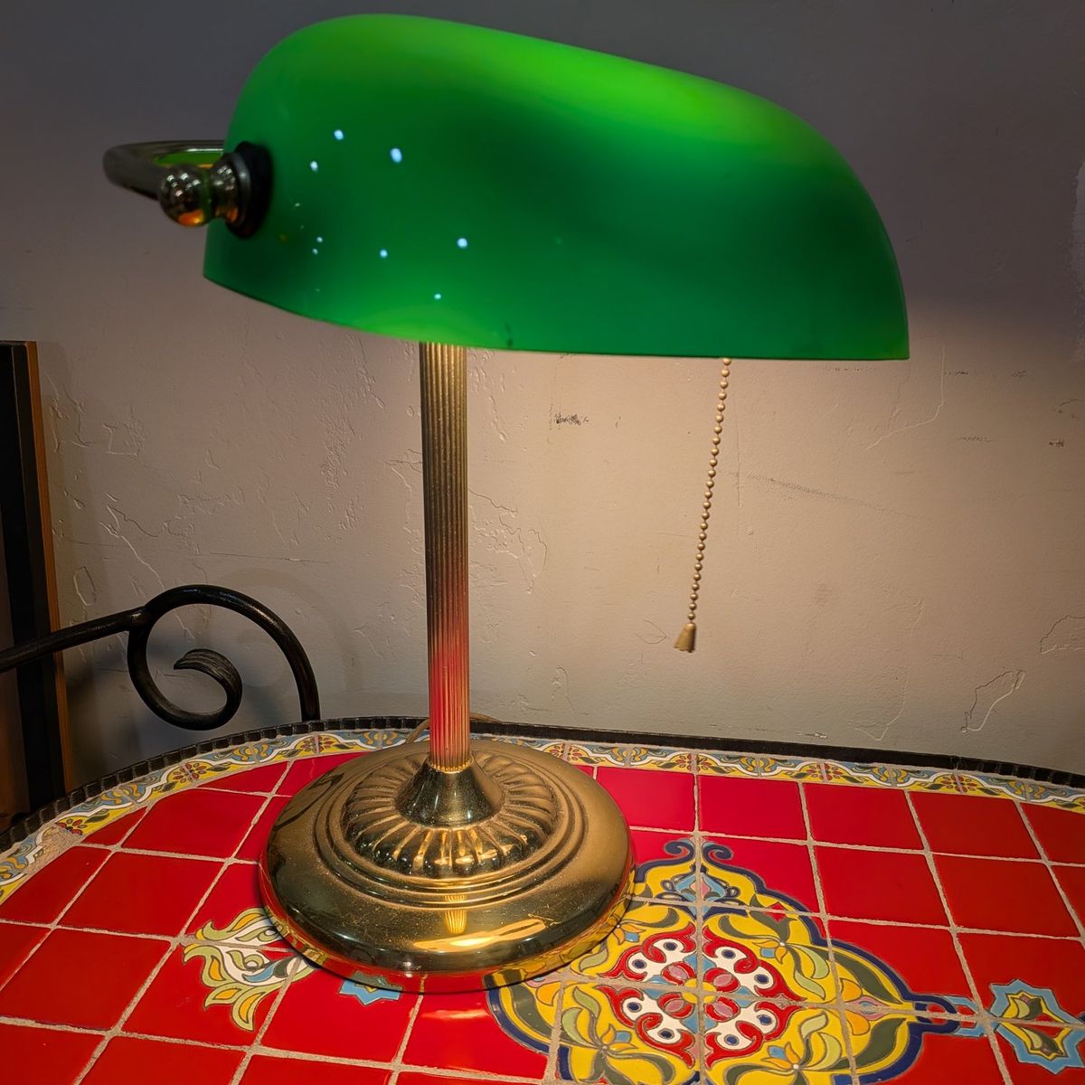 Vintage Underwriters laboratories bankers lamp