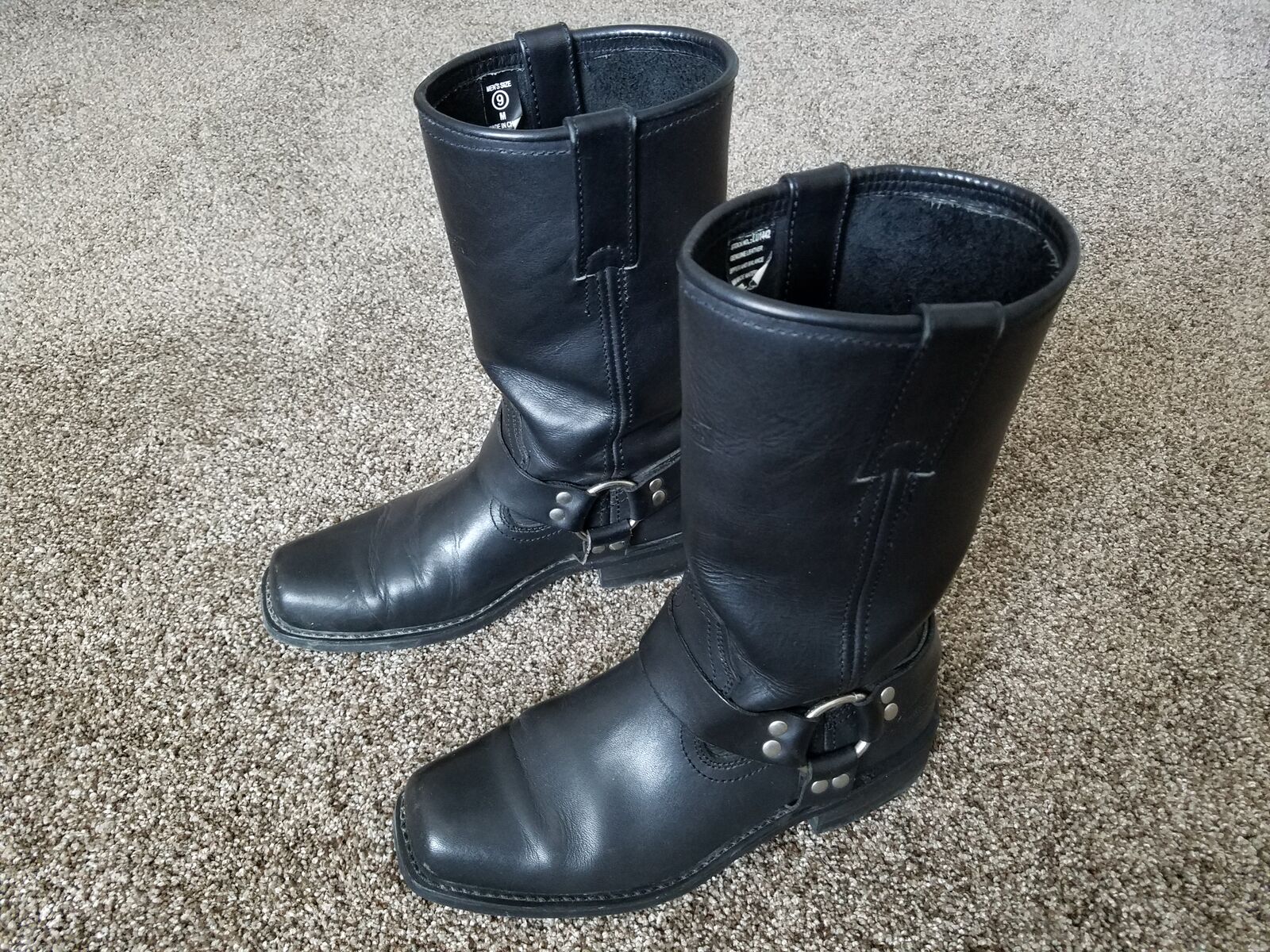 Men’s Leather Motorcycle Boots