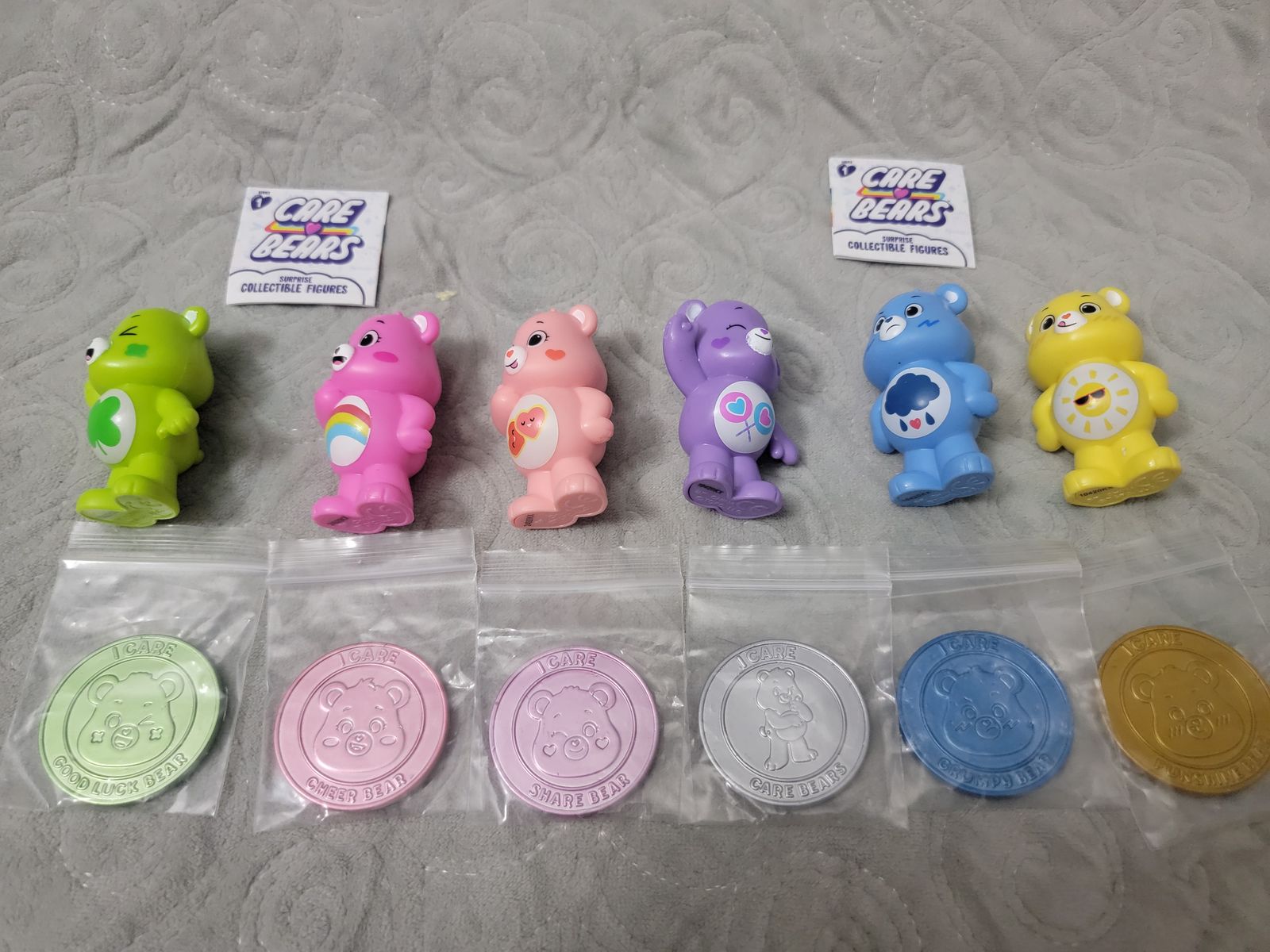 Care Bears Surprise! Set of 6 WITH COINS!