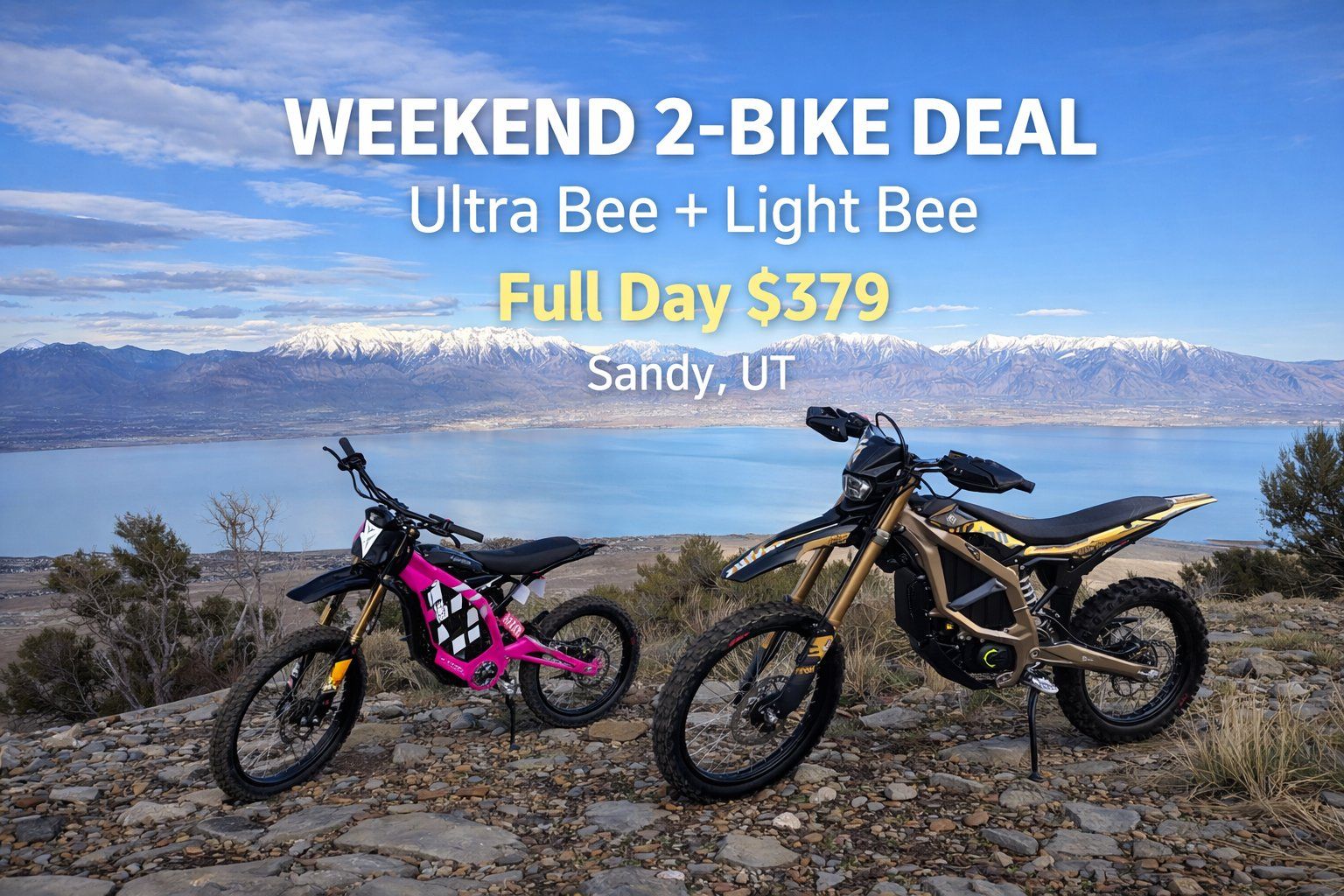Surron Weekend Rental Deal: Ultra Bee + Light Bee