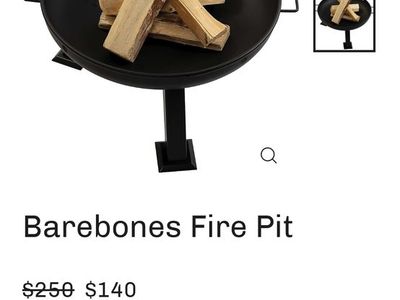 Firepit, new in box Barebones fire pit