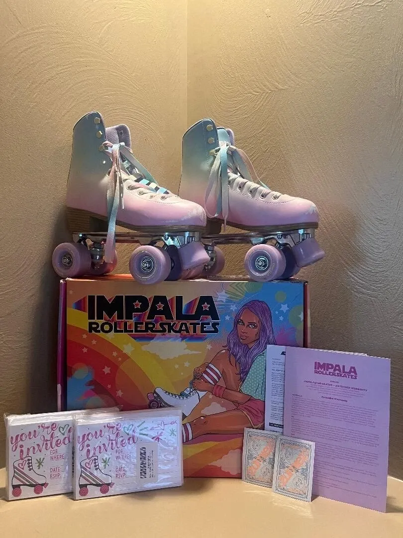 Impala Roller Skates Pastel Pink Vegan Women's Size 7