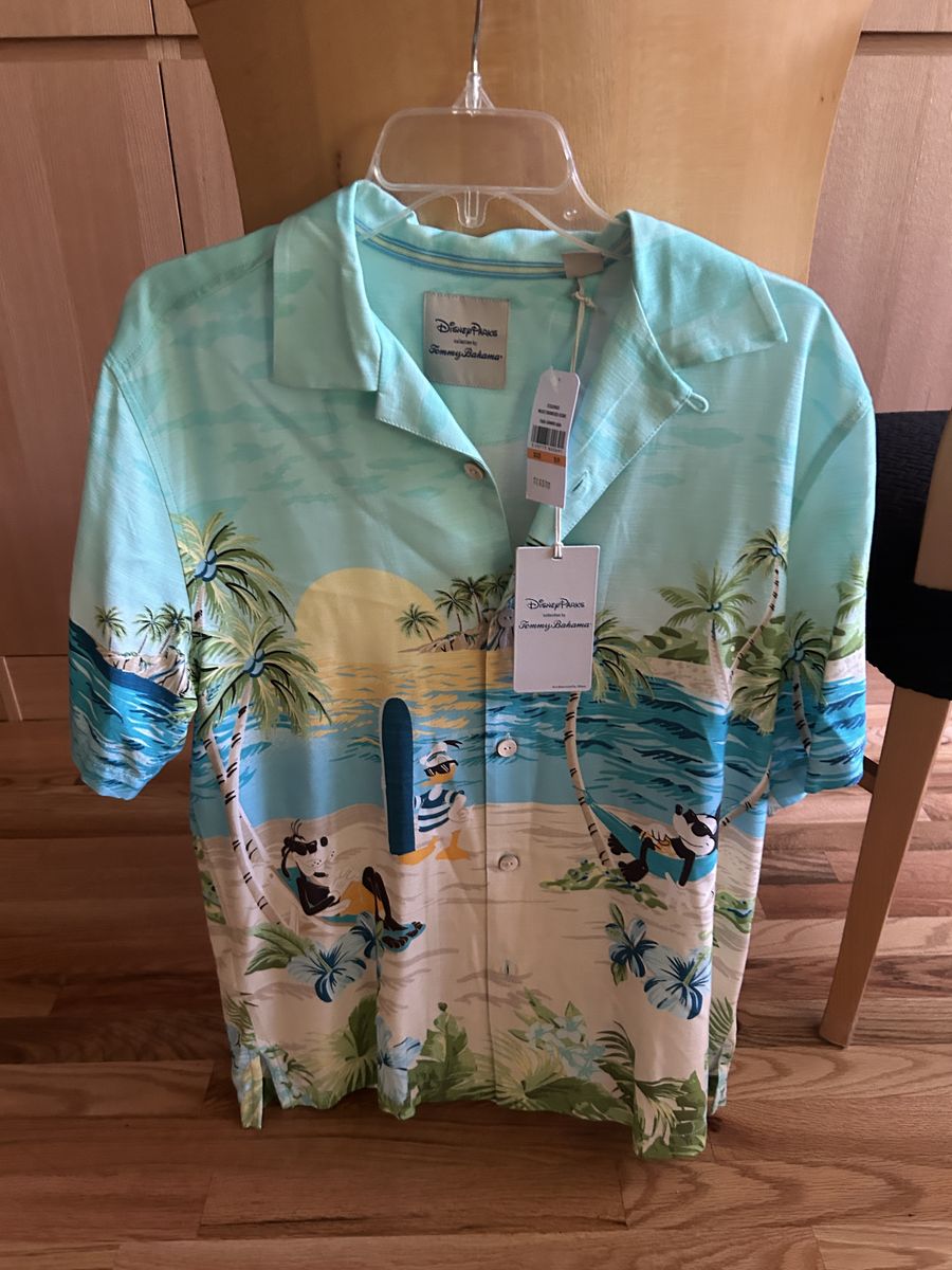 2 Mickey Mouse Tommy Bahama Shirts