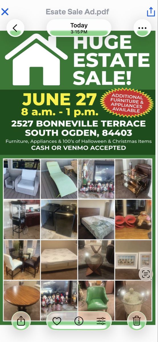 Huge Estate sale in South Ogden