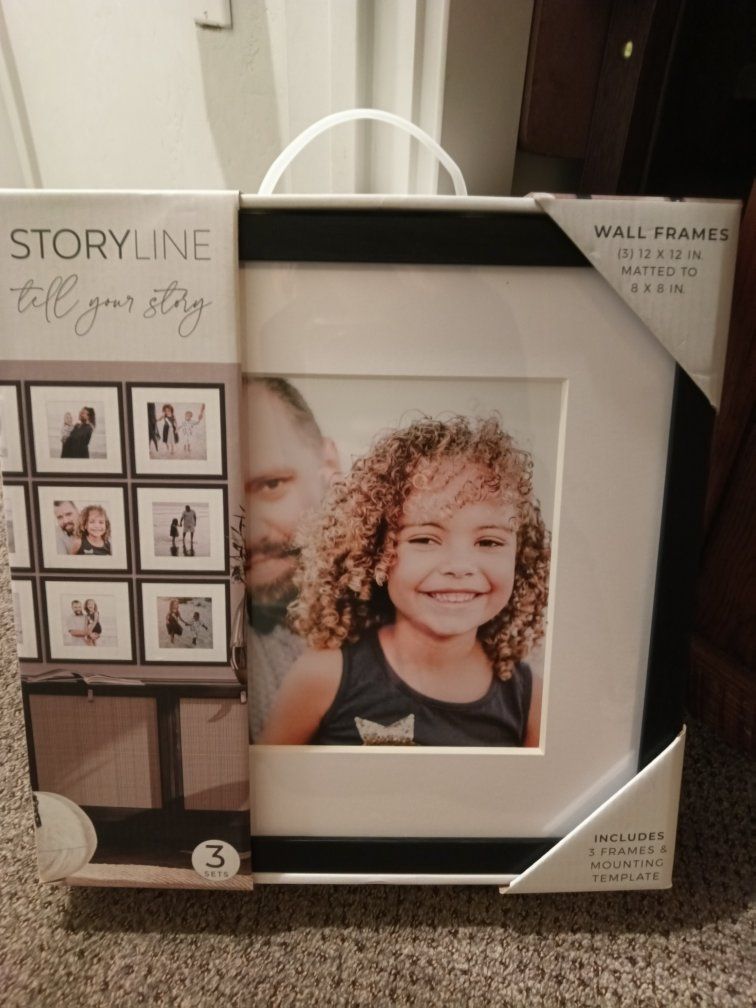 NEW picture frames set of 3