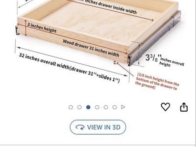 Cabinet organizer Pullout Drawer - OBO