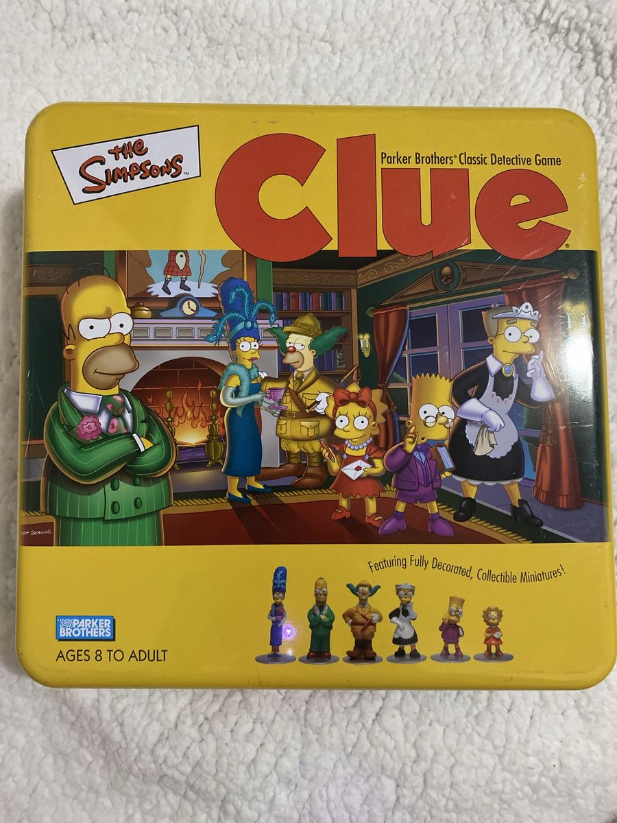 The Simpsons Clue Board Game