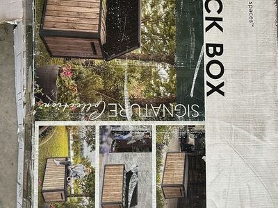 Keter Signature Collection 170G Deck Box - 643 Liter Extra Large Outdoor Storage Box