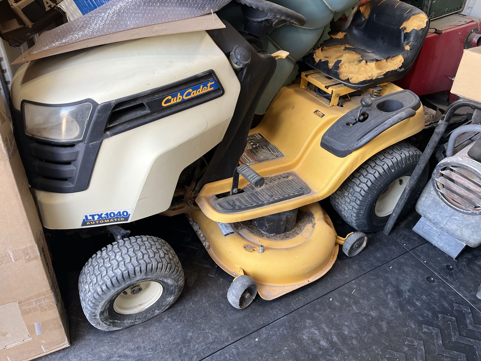 Ride on mower