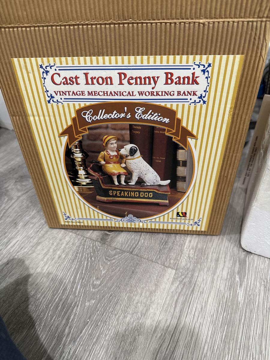 Monogram Penny Bank