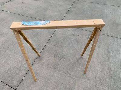PRO Adjustable Folding Sawhorse