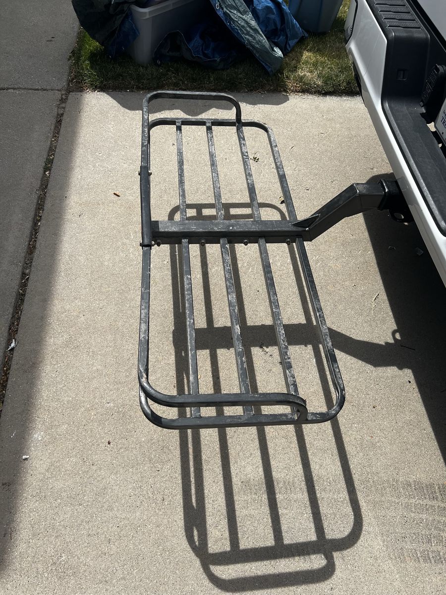 Hitch-Mount Cargo Carrier for Vehicle - Universal Fit, Heavy-Duty Steel