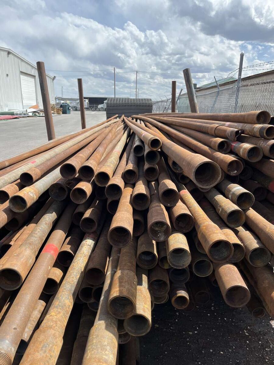 Used Drill Pipe 2-3/8 inch OD x 4.5lb x 31'0 Random Lengths $63.95ea - while supplies last!