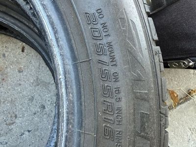 Falken 205/55R16 Used Car Tires - Set of 2